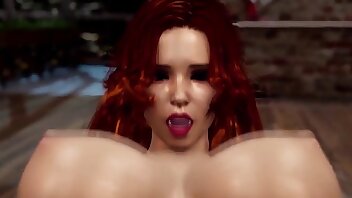 扶他那里 3d,大胸部 动漫